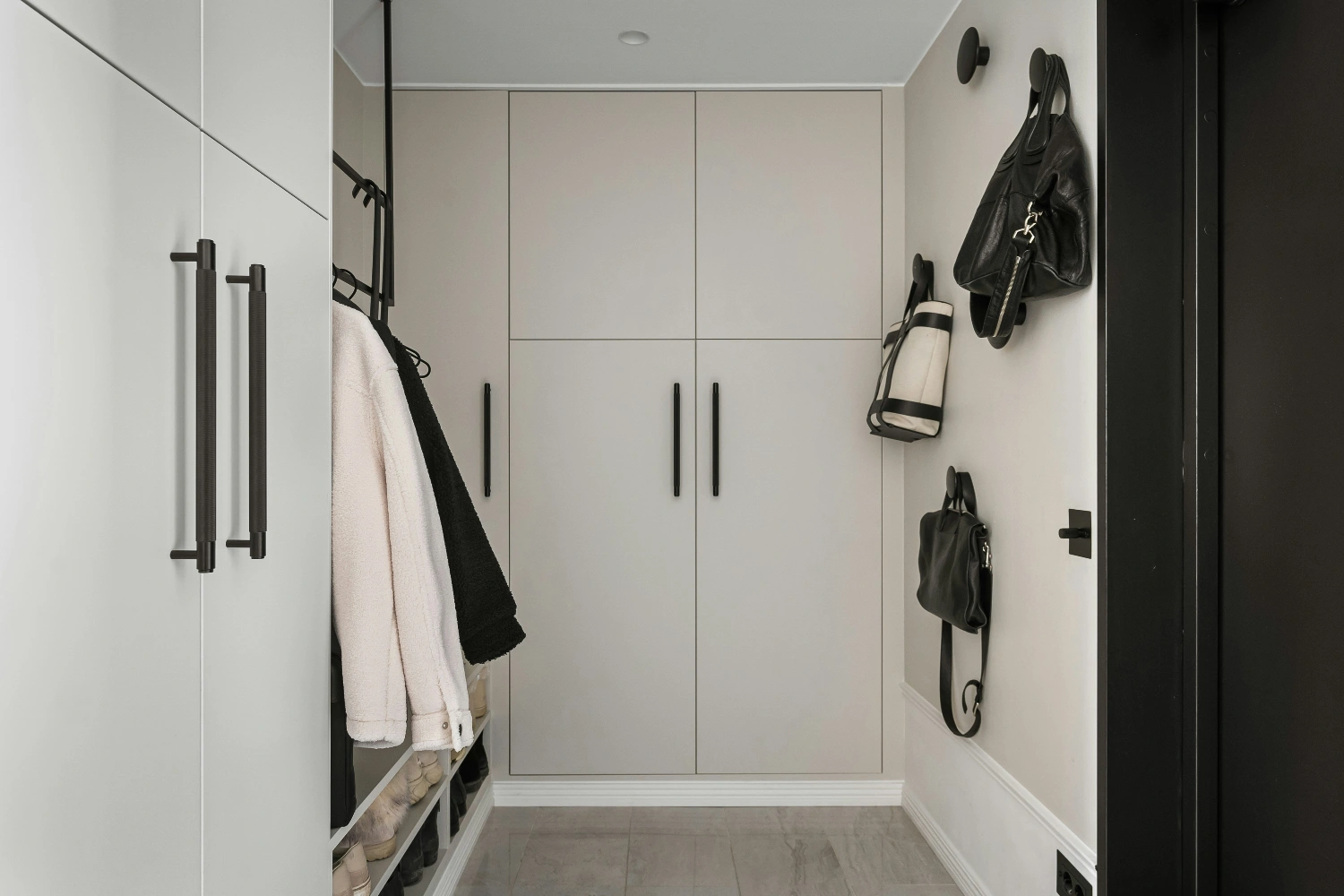 Finished custom walk-in wardrobe installation Melbourne by Northside