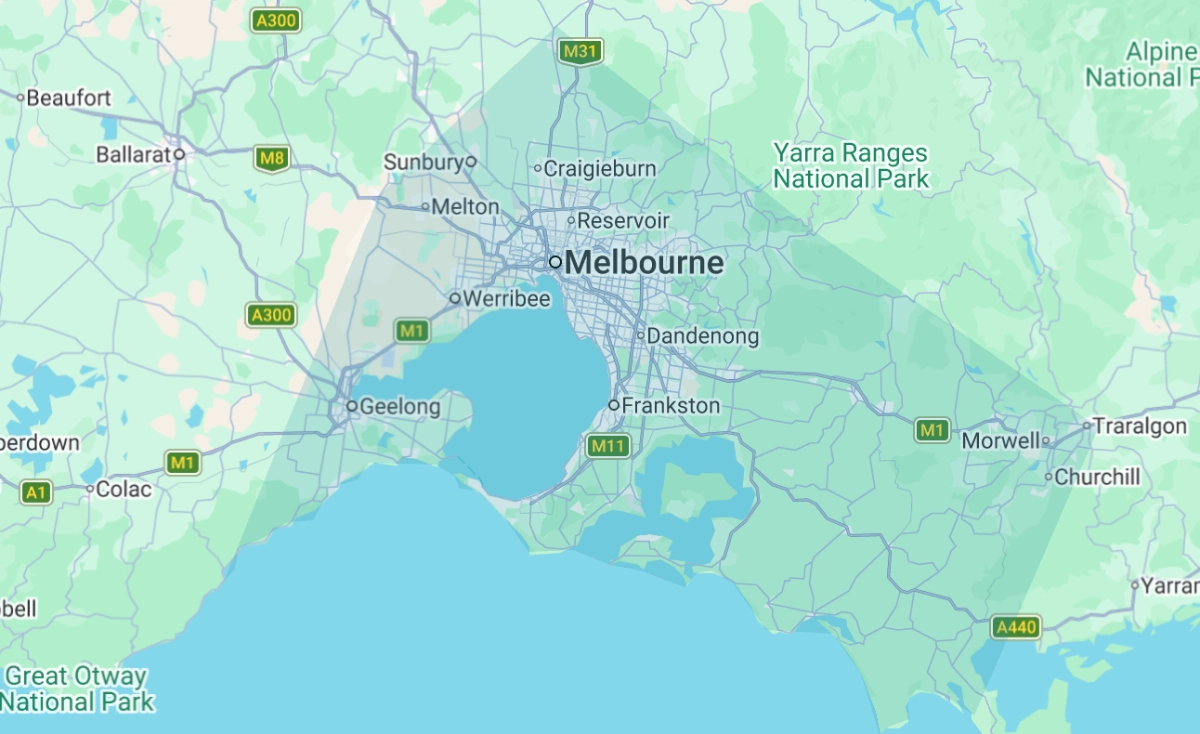 Northside Joinery Installation service area covering Melbourne and regional Victoria including Kilmore, Sunbury, Melton, Lara, Yarra Ranges, Traralgon and Sandy Point