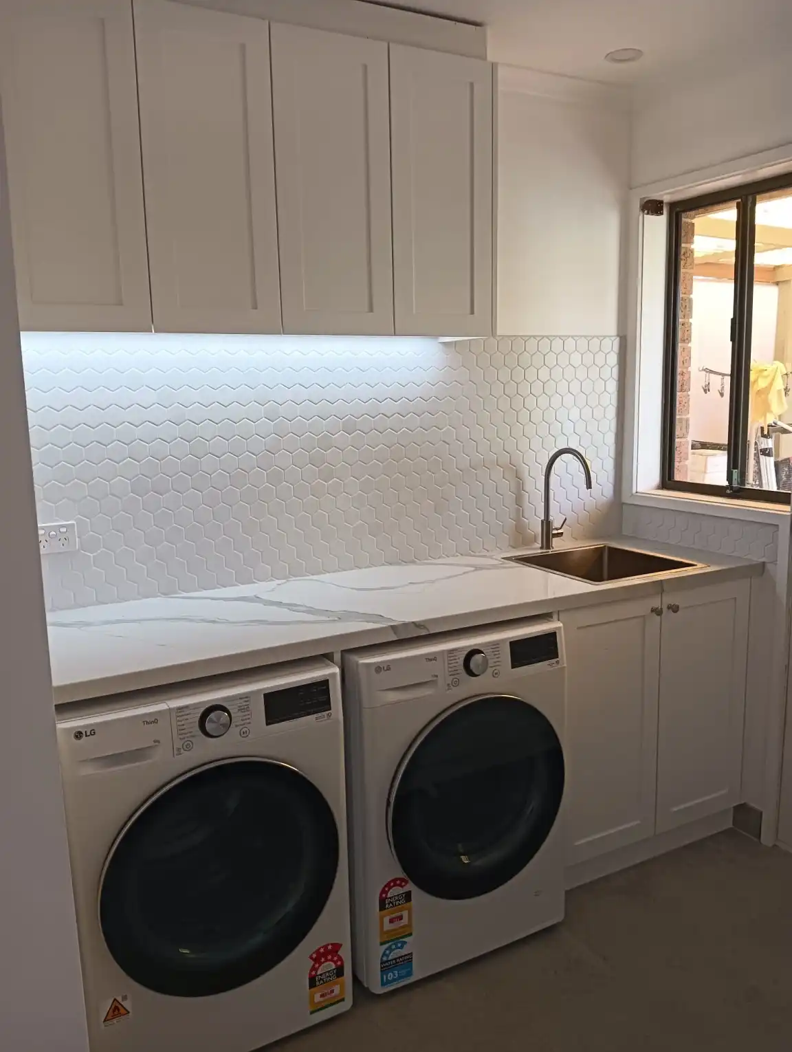 Custom laundry joinery Melbourne by Northside