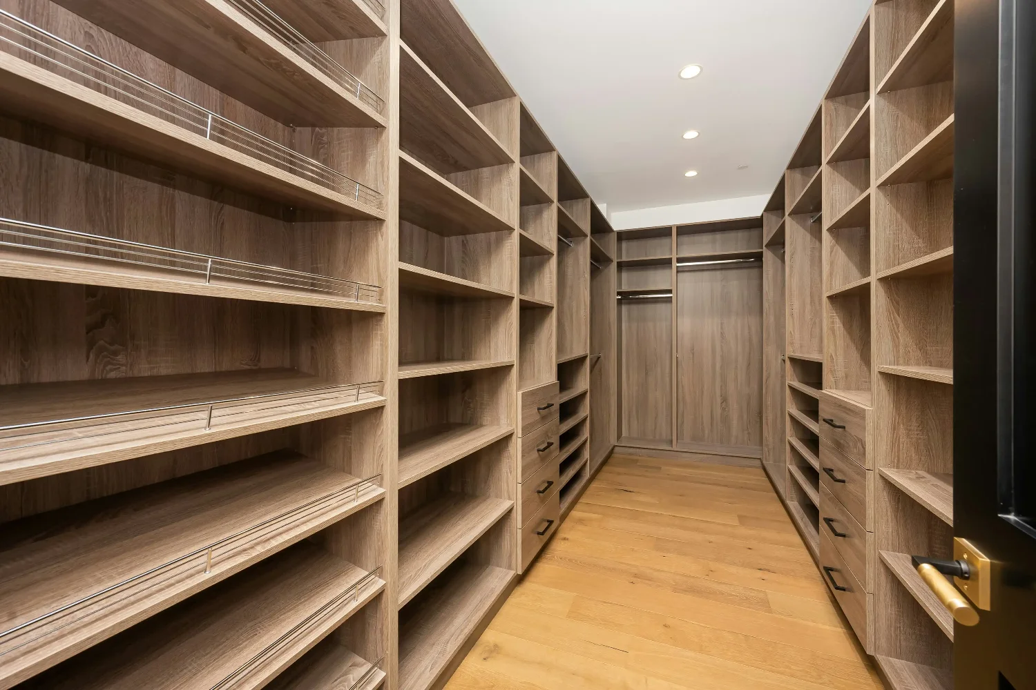 Custom walk-in wardrobe joinery by Northside - Melbourne precision cabinetry