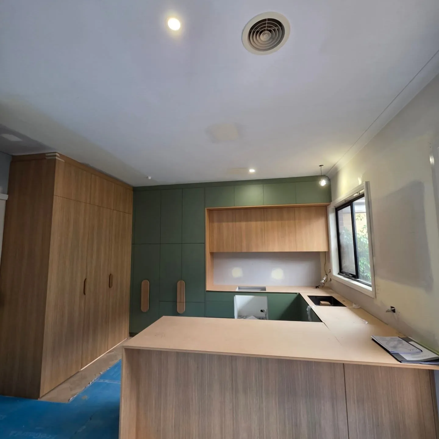 Architectural kitchen design Yarraville Melbourne, custom joinery by Northside Joinery