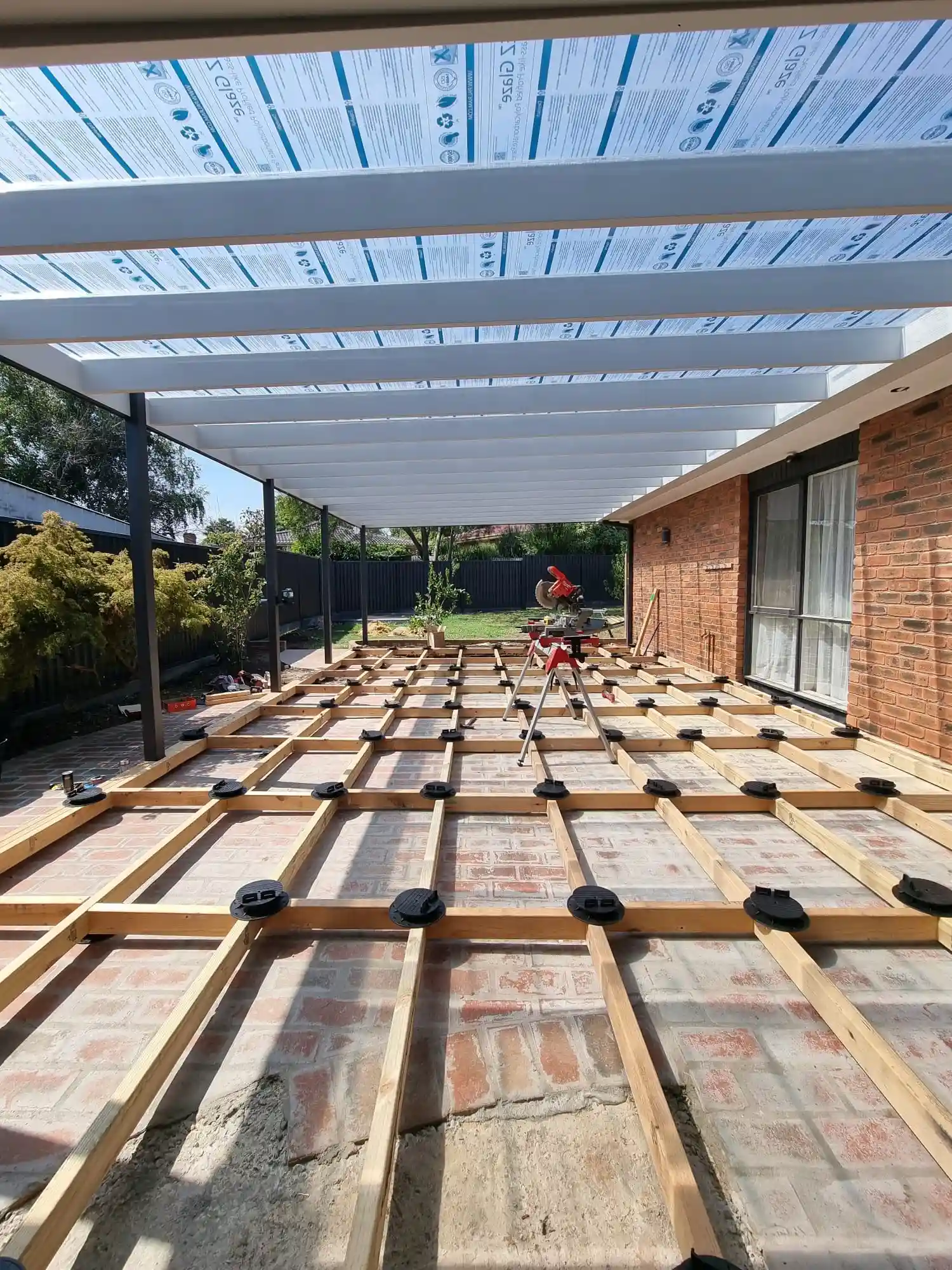 Deck and outdoor carpentry project Melbourne by Northside