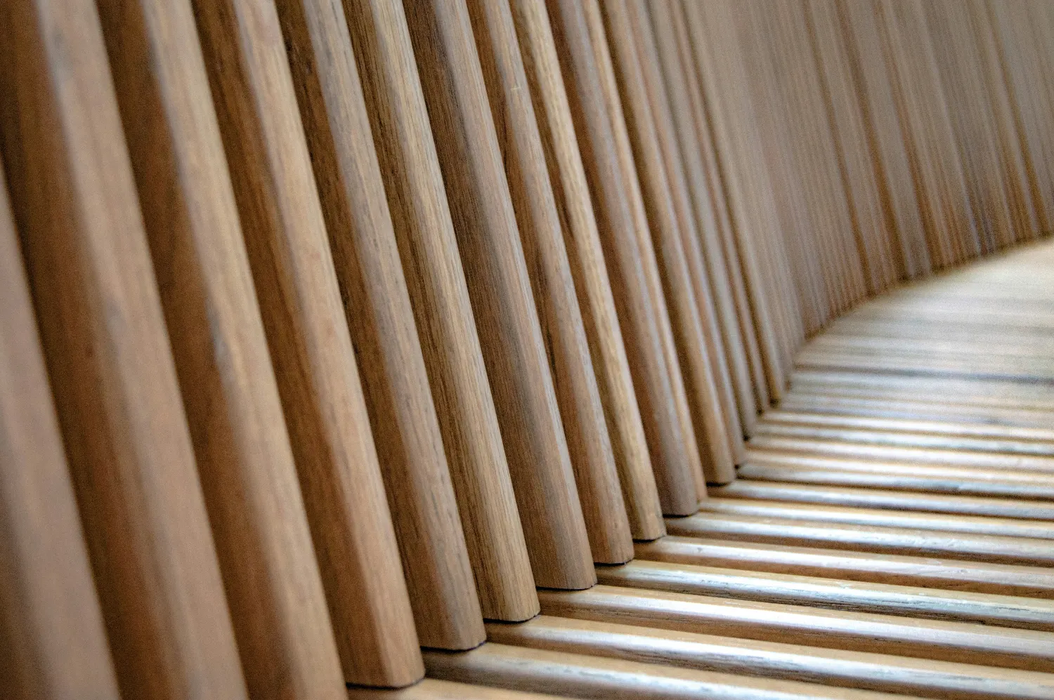 Acoustic panelling Melbourne by Northside - timber slat installation